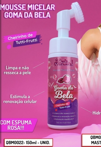 Mousse Micelar Goma Da Bela Qbm0022 Q Bela Manuela
